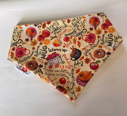 Apple Cider dog bandana