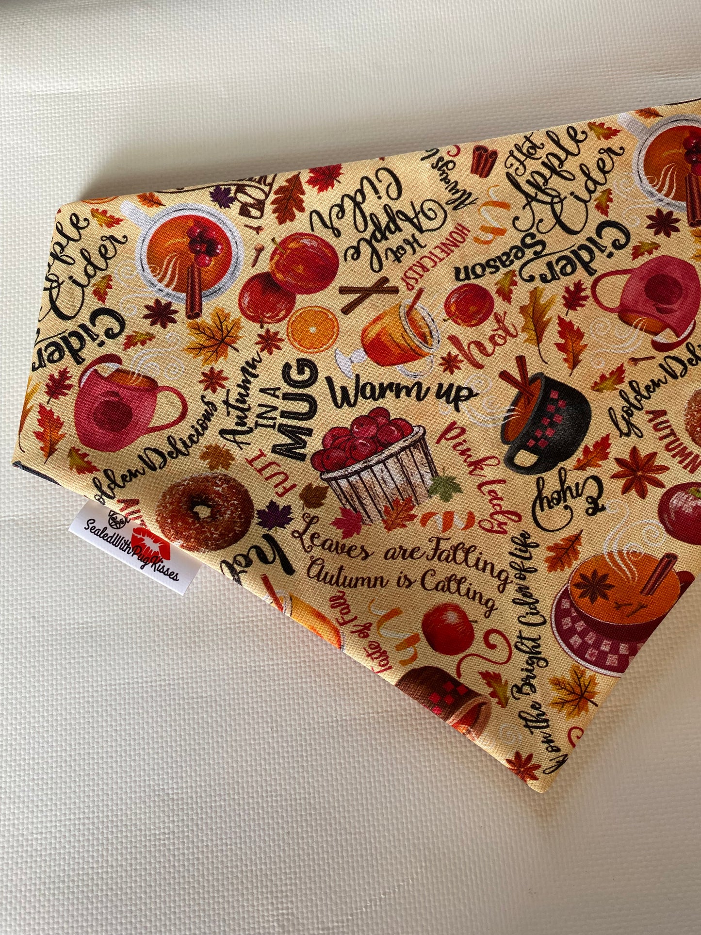 Apple Cider dog bandana