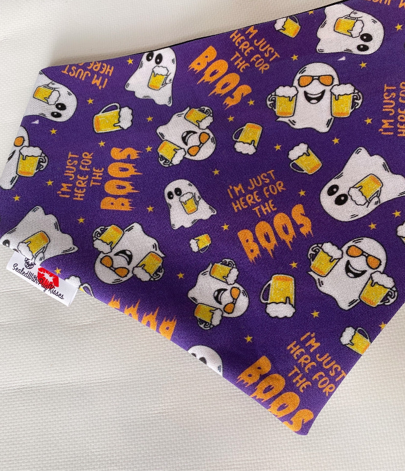 Just Here for the Boos bandana