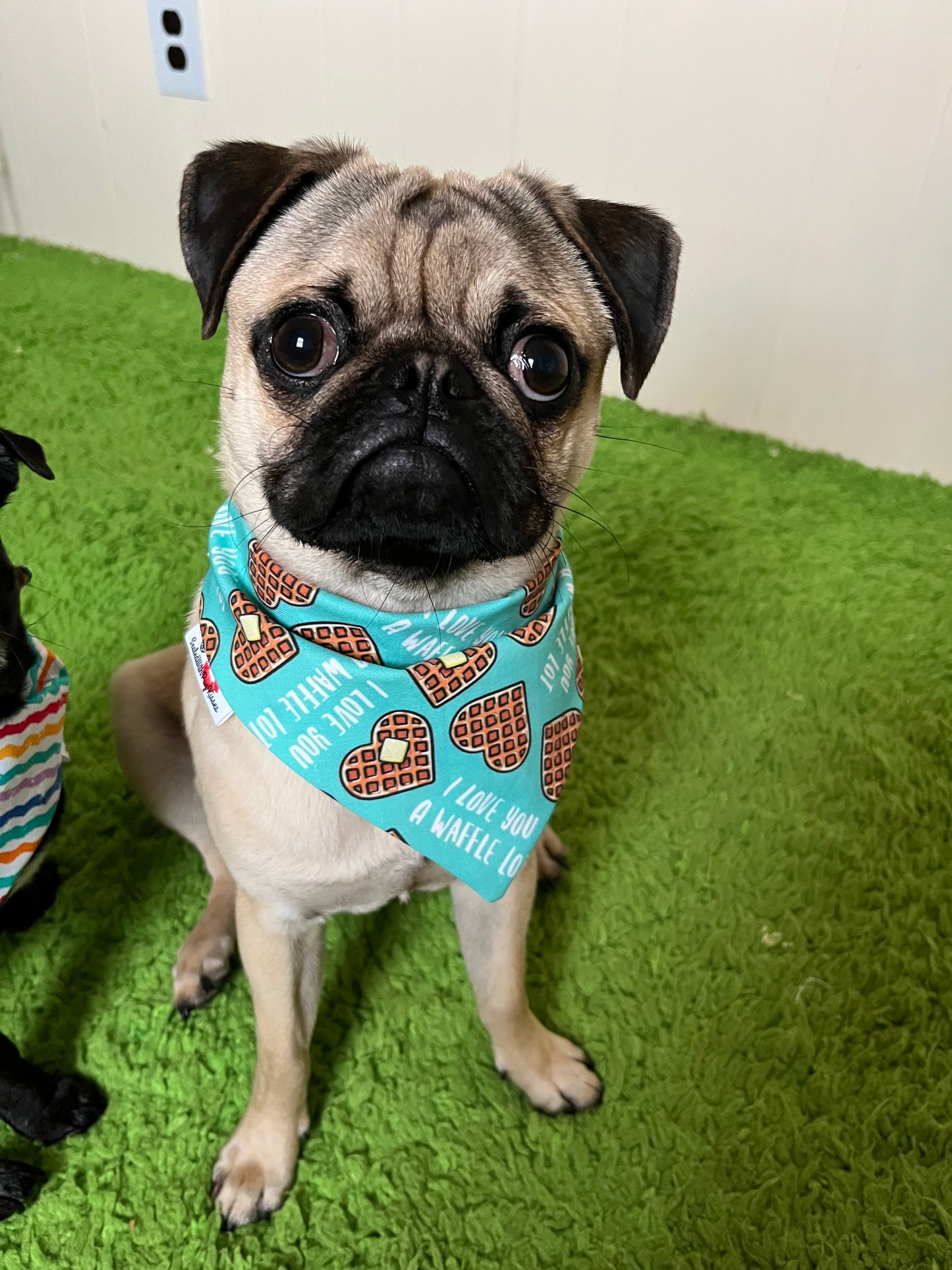 I Love You A Waffle Lot bandana