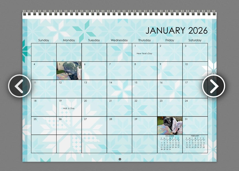 2026 Bella The Jug Wall Calendar
