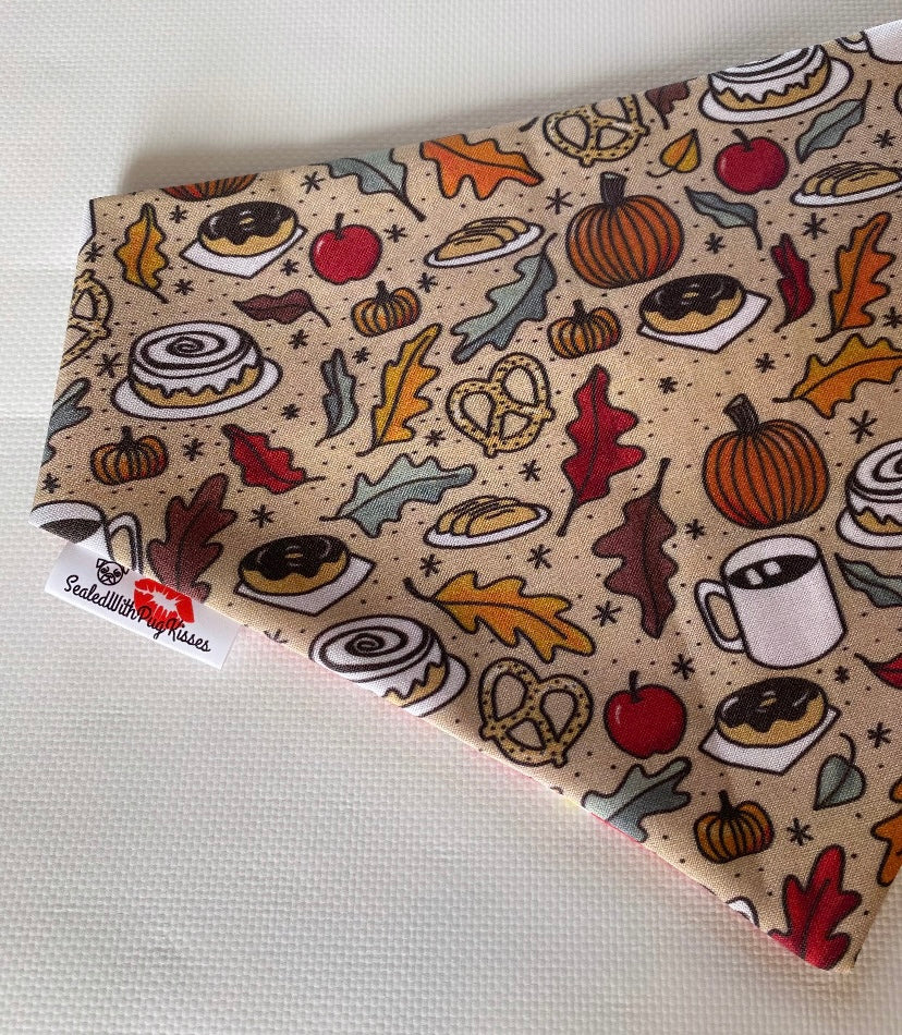 Pumpkin Spice Snax bandana