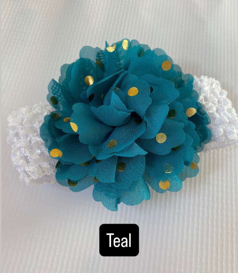 Gold Dot Flowers