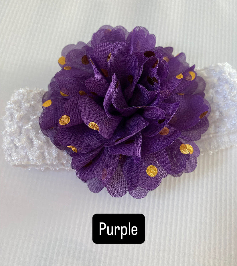 Gold Dot Flowers
