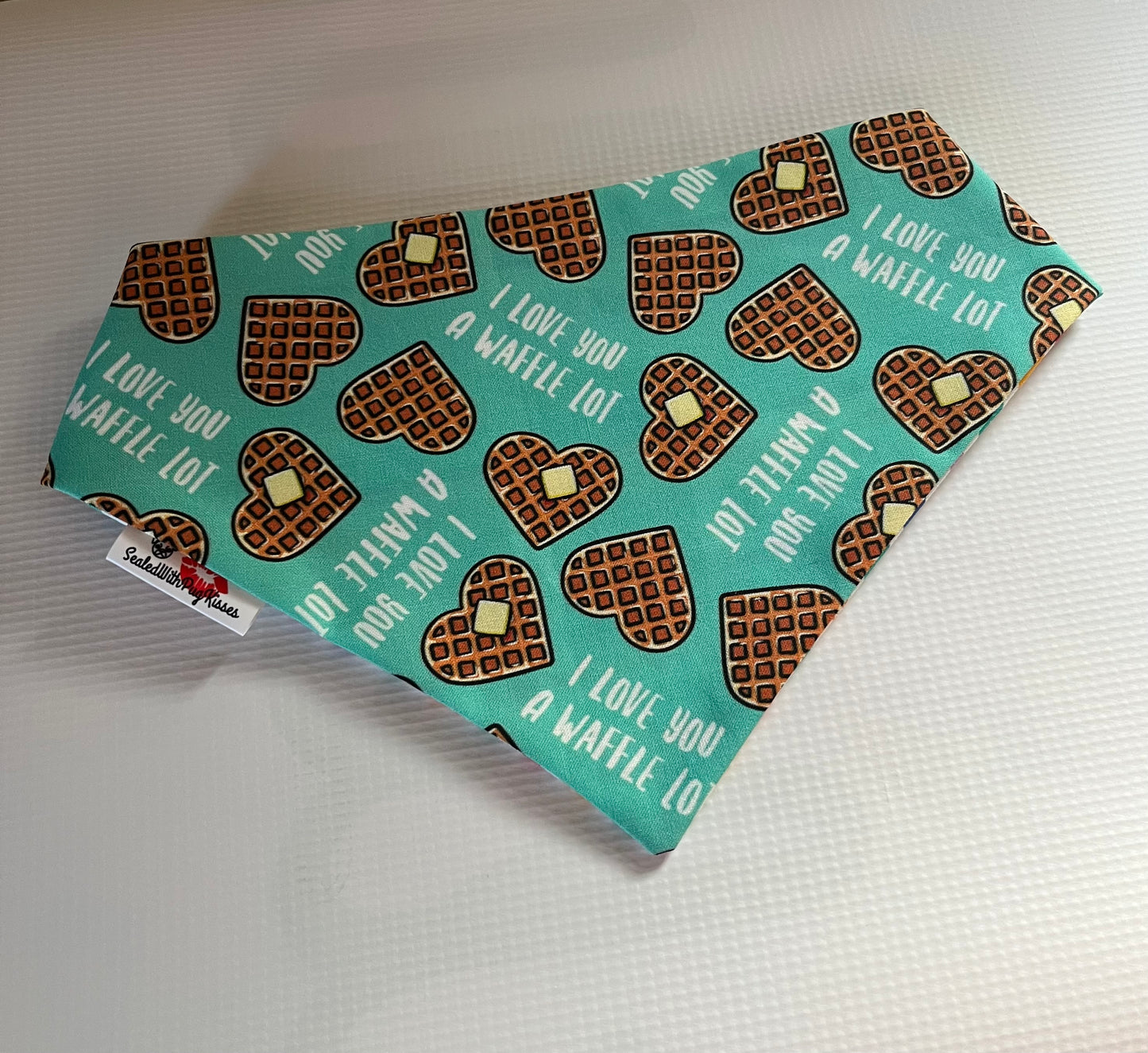 I Love You A Waffle Lot bandana