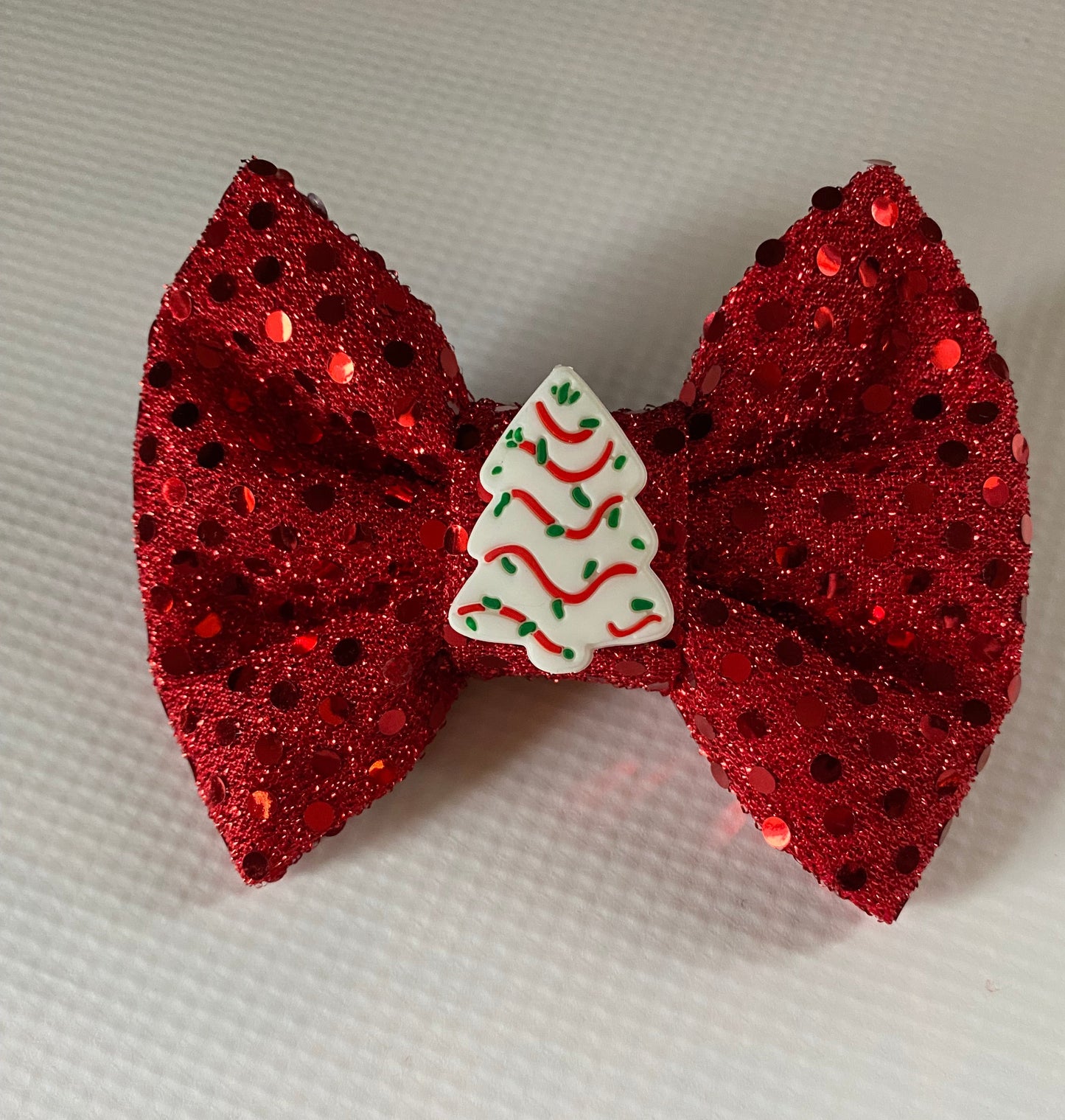Christmas Tree Cake Bow Tie