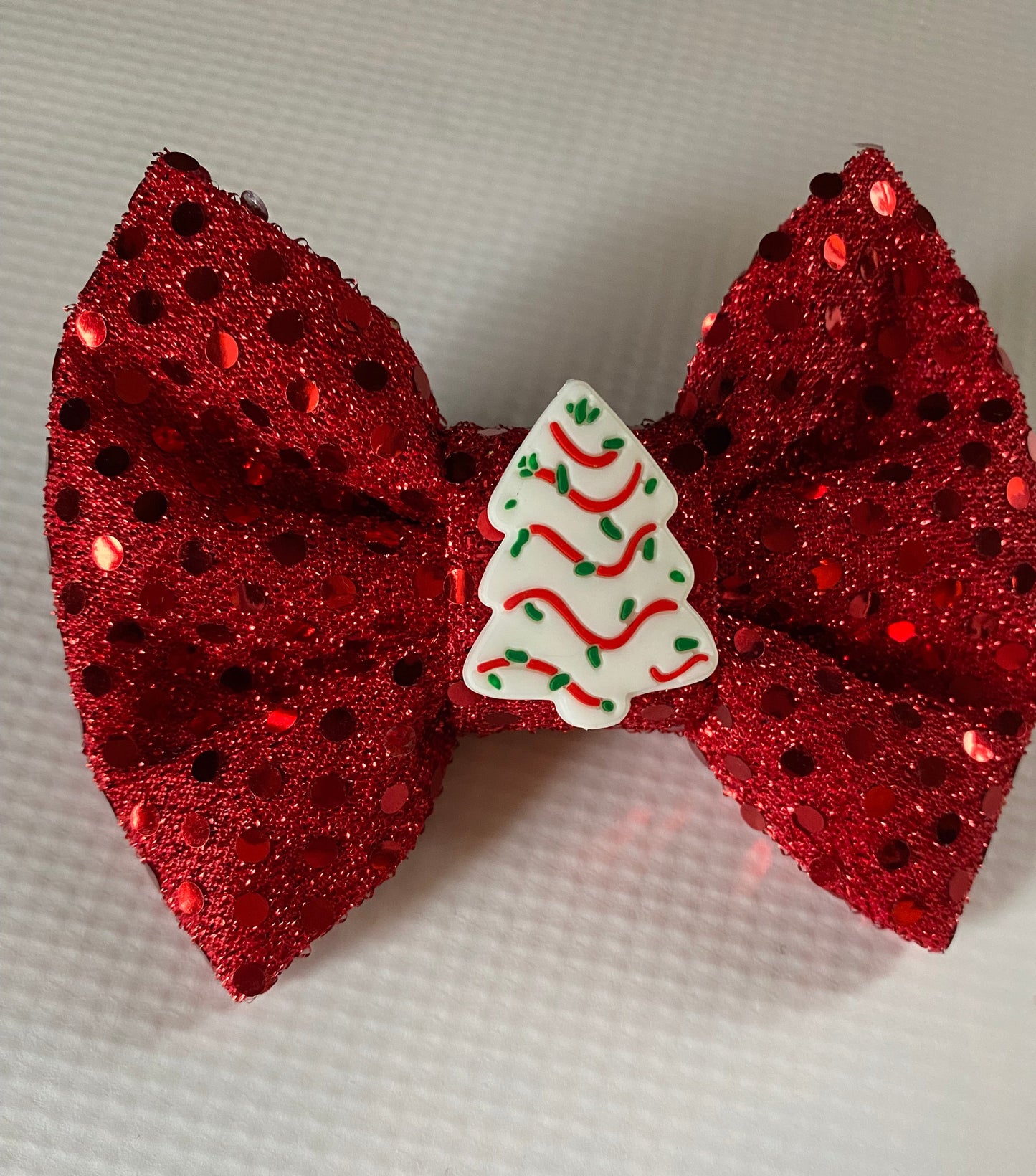 Christmas Tree Cake Bow Tie
