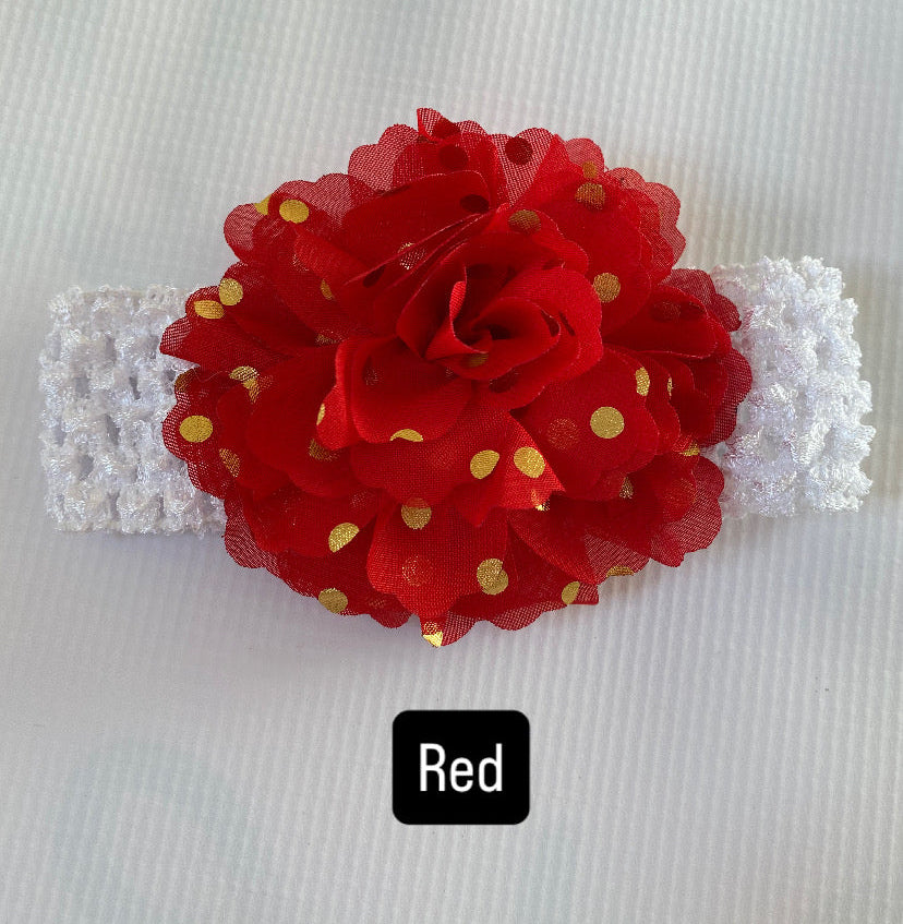Gold Dot Flowers