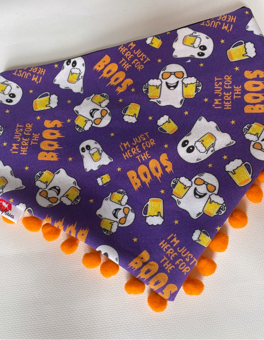 Just Here for the Boos bandana
