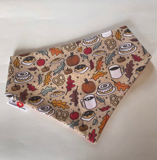 Pumpkin Spice Snax bandana