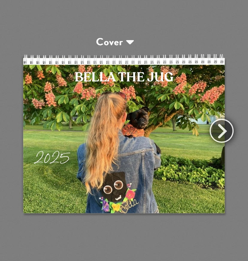 2025 Bella The Jug Calendars