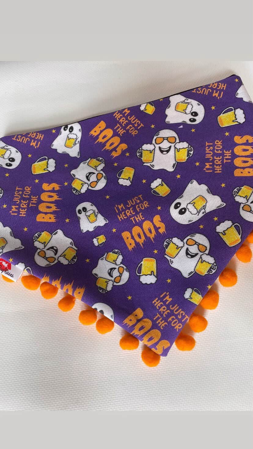 I’m Just Here for the Boos bandana