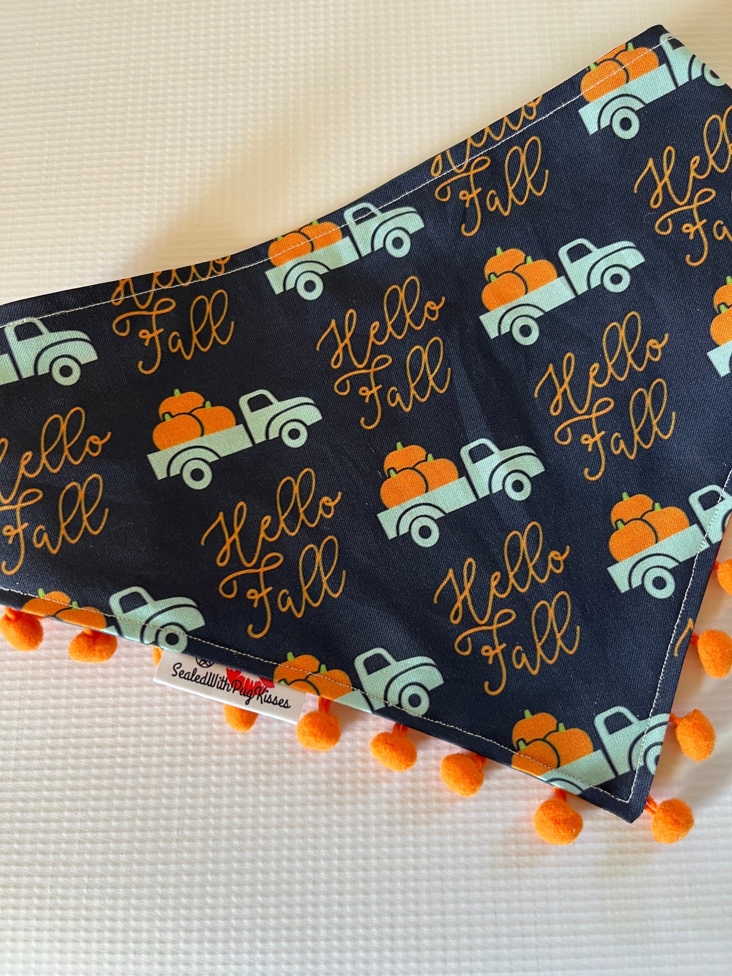 Hello Fall bandana