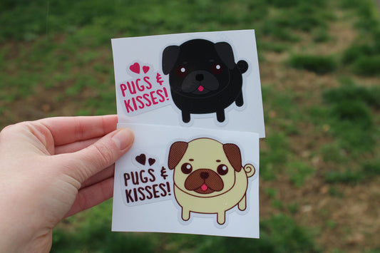 Pugs & Kisses decals